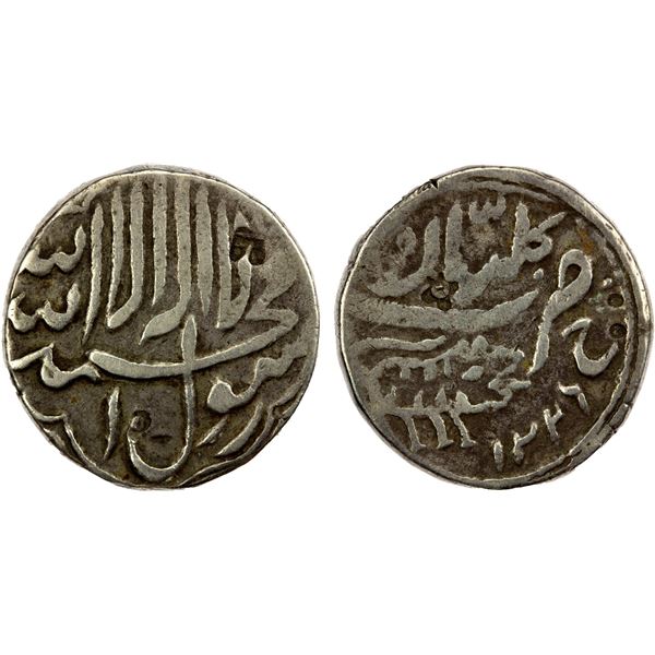KALAYAN: Muhammad Shah Khair al-Din, 1797-1812, AR rupee (10.98g), AH1226, decent Fine