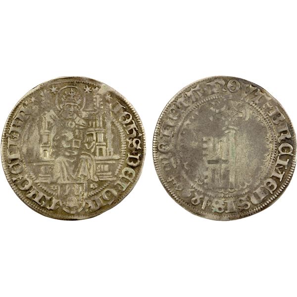 BREMEN: Johann III von Rode, 1497-1511, AR 4 grote, 1499, About VF