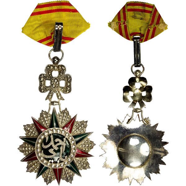 TUNISIA: Orders: Ahmad Pasha Bey, 1929-1942, Order of Glory (Nishan Iftikar), Choice AU