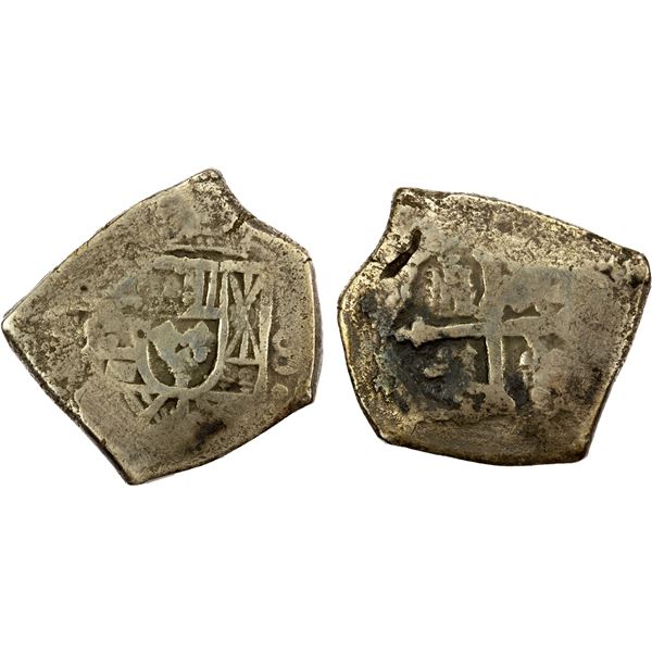 MEXICO: Felipe IV, 1621-1665, AR 8 reales (24.96g), ND, Fine