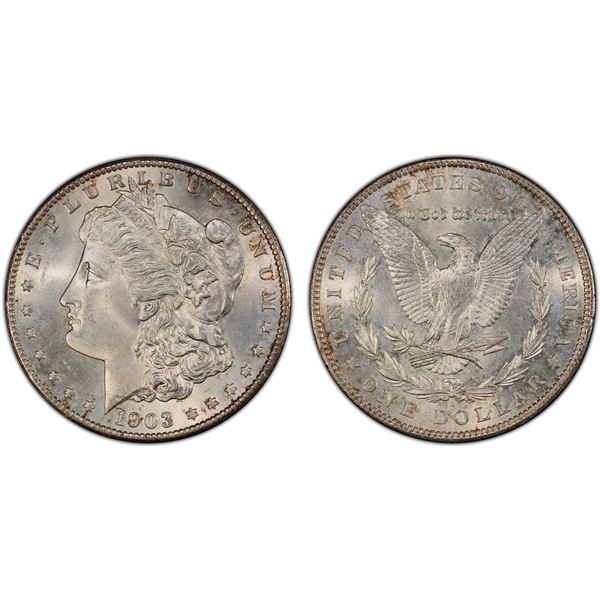 UNITED STATES: AR dollar, 1903-S, PCGS UNC details