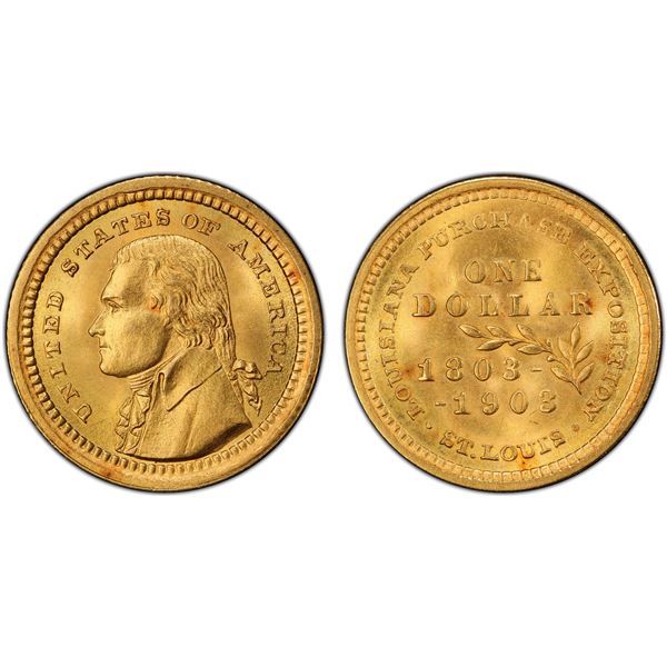 UNITED STATES: AV dollar, 1903, PCGS MS65