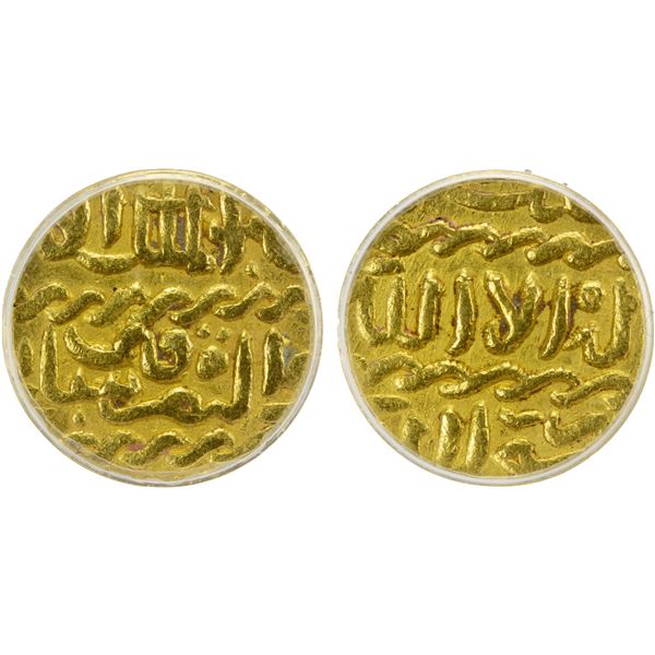 BURJI MAMLUK: Qa'itbay, 1468-1496, AV ashrafi, Halab, ND, ANACS graded EF45