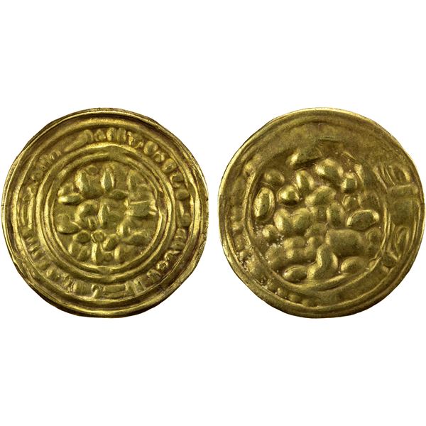 SULAYHID: 'Ali b. Muhammad, 1047-1081, debased AV dinar (2.18g), NM, ND, VF