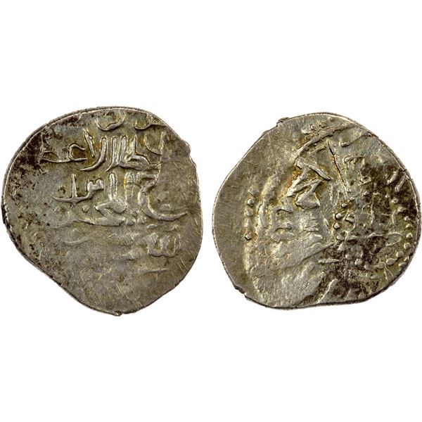 MUSHA'SHA'S: Fallah b. al-Muhsin, 1499-1500, AR ½ tanka (1.95g), Shushtar, AH906, VF