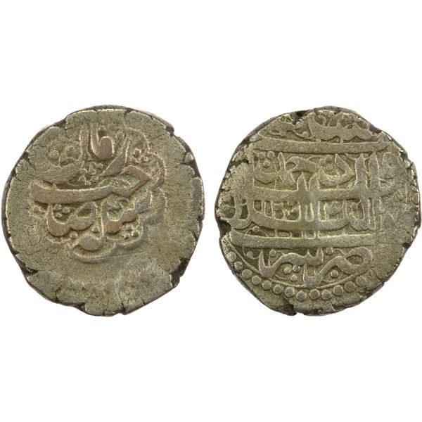DURRANI: Uncertain Ruler, 1825, BI rupee (9.71g), Ahmadshahi, AH1241, VF