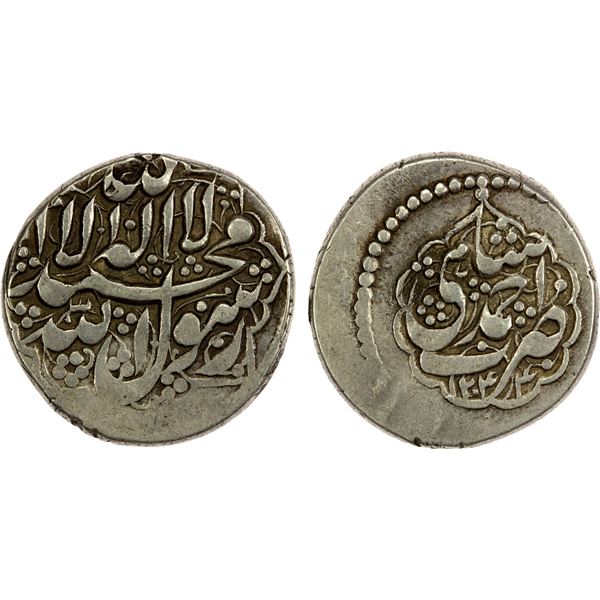 DURRANI: temp. Purdil Khan, 2nd reign, 1826-1830, AR rupee (9.12g), Ahmadshahi, AH1244, choice VF