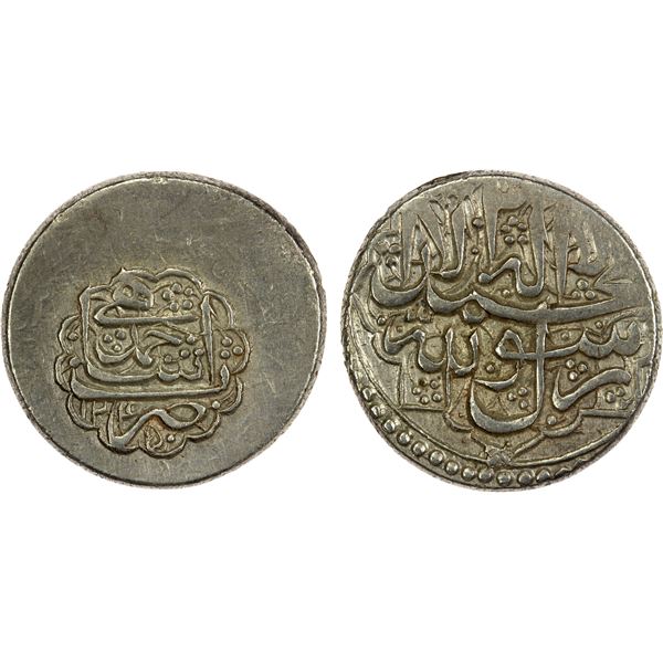 DURRANI: temp. Purdil Khan, 2nd reign, 1826-1830, AR rupee (9.07g), Ahmadshahi, AH1245, lovely EF
