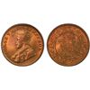 Image 1 : BRITISH INDIA: George V, 1910-1936, AE ¼ anna, 1927(b), PCGS MS66 RD