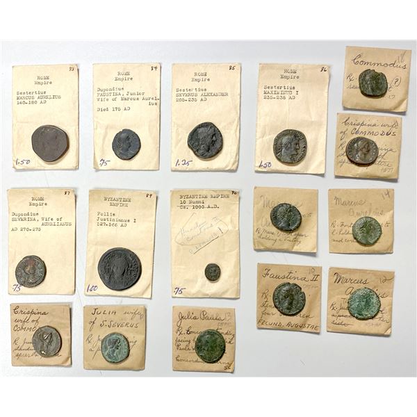 ROMAN EMPIRE: LOT of 16 bronzes