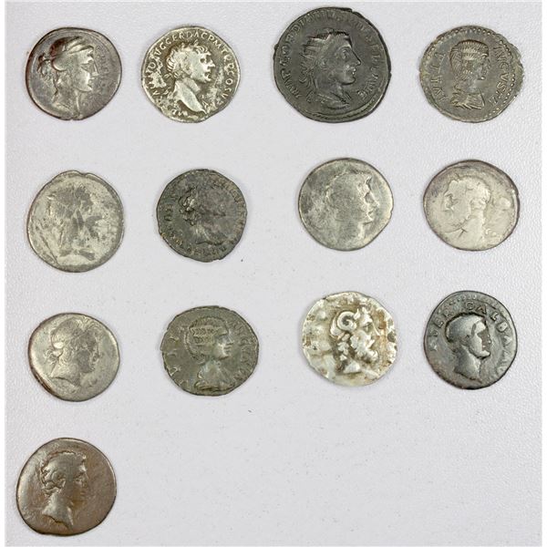 ROMAN EMPIRE: LOT of 13 silver coins
