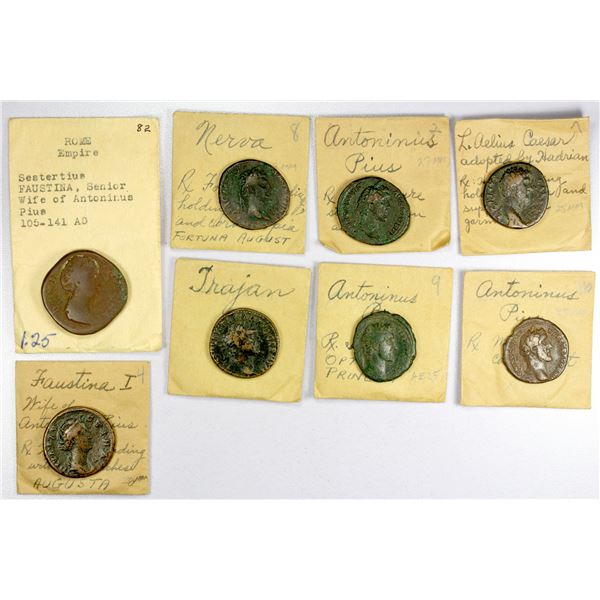 ROMAN EMPIRE: LOT of 8 bronzes