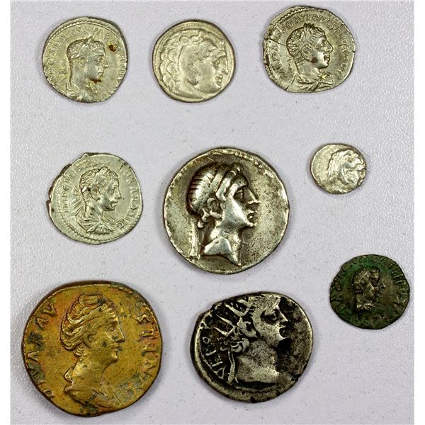 ANCIENT: LOT of 9 coins