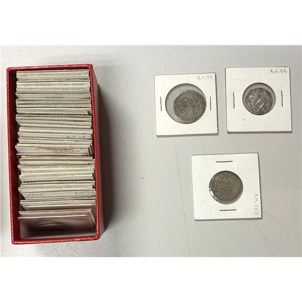 ABBASID: LOT of 43 silver dirhams