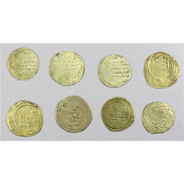 GREAT SELJUQ: LOT of 8 pale AV dinars