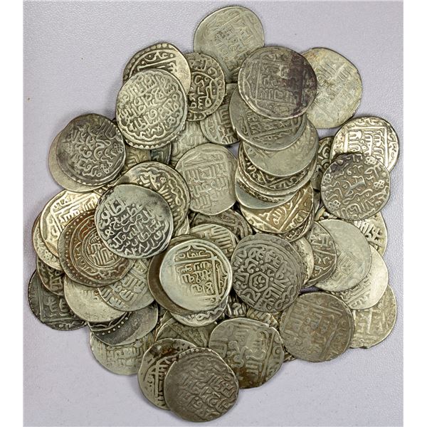 TIMURID: Shahrukh, 1405-1447, LOT of 60 silver tankas