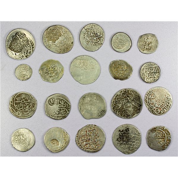 TIMURID: LOT of 20 silver coins