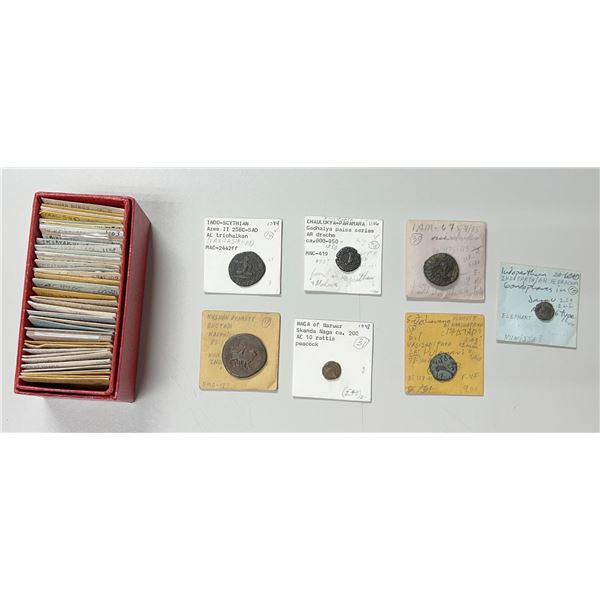 ANCIENT INDIA: LOT of 46 coins