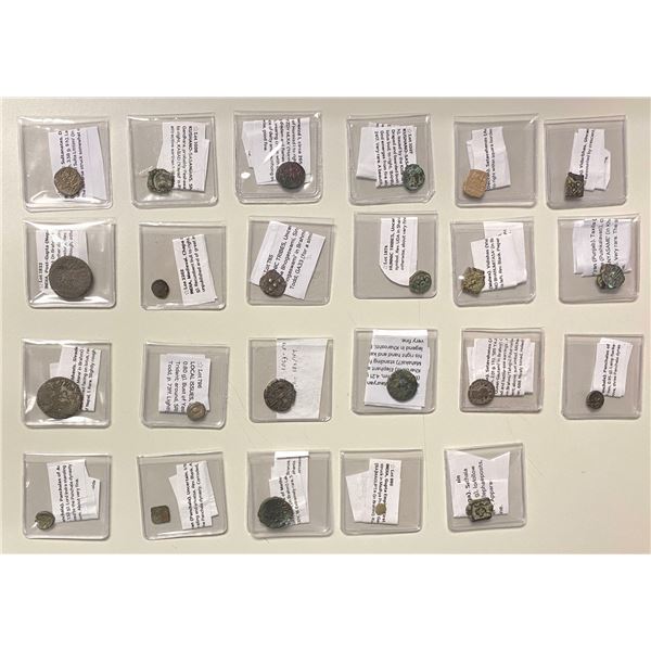 ANCIENT INDIA: LOT of 23 copper coins