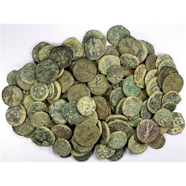 KUSHAN: LOT of 121 copper coins