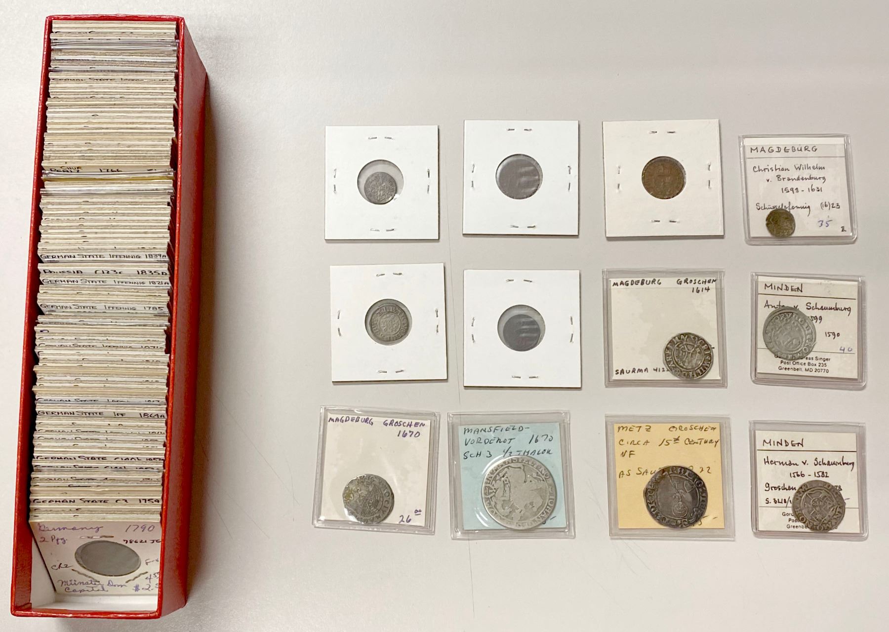 105 Coin GERMAN STATES: LOT of 105 coins - Stephen Album Rare Coins