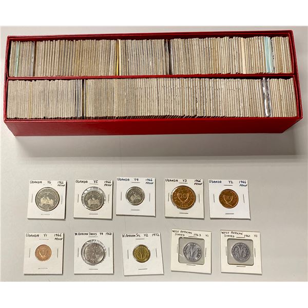 AFRICA: LOT of 275 coins