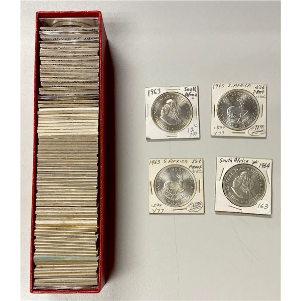 SOUTH AFRICA: LOT of 85 coins