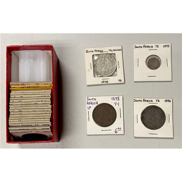 SOUTH AFRICA: LOT of 25 coins