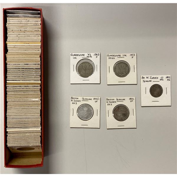 AMERICAS: Various, LOT of 79 coins