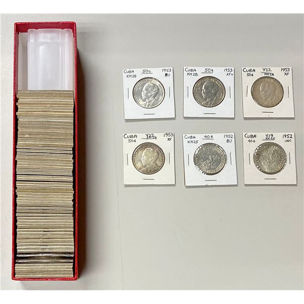 CUBA: LOT of 69 coins