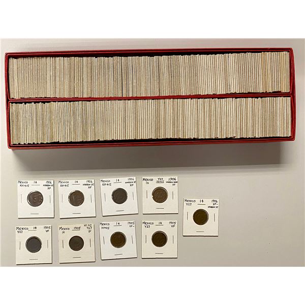 MEXICO: LOT of 275 coins