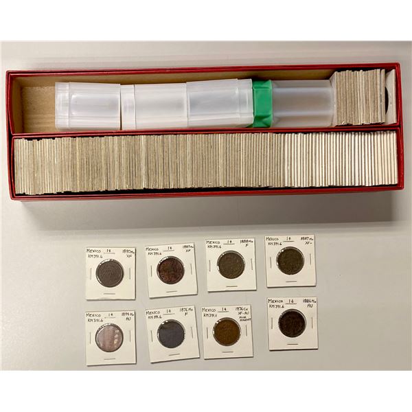 MEXICO: LOT of 165 coins