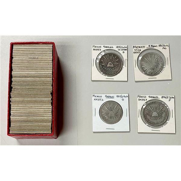 MEXICO: LOT of 51 coins