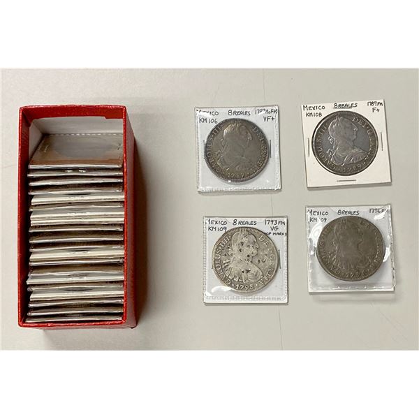 MEXICO: LOT of 24 coins