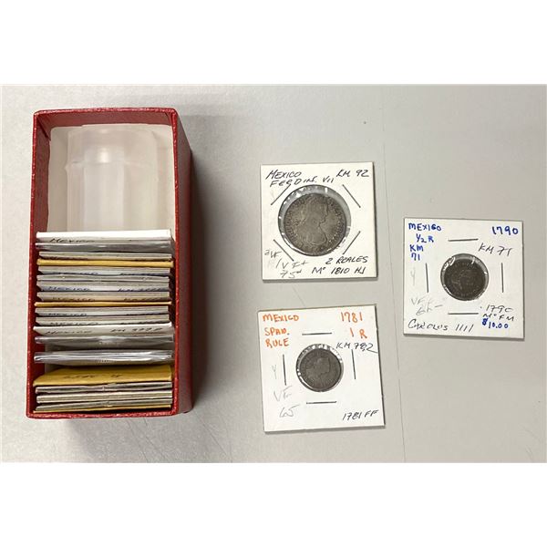 MEXICO: LOT of 22 coins