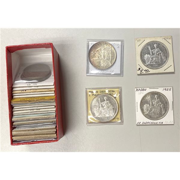 FRENCH INDOCHINA: LOT of 29 coins
