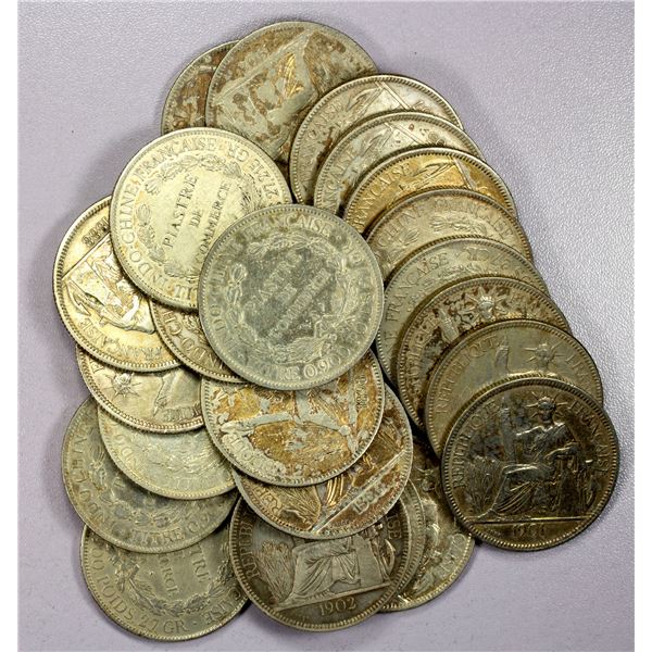 FRENCH INDOCHINA: LOT of 23 coins