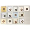 Image 1 : FRENCH INDOCHINA: LOT of 13 coins