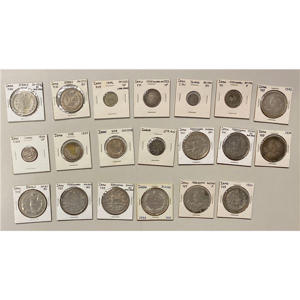 IRAN: LOT of 20 coins