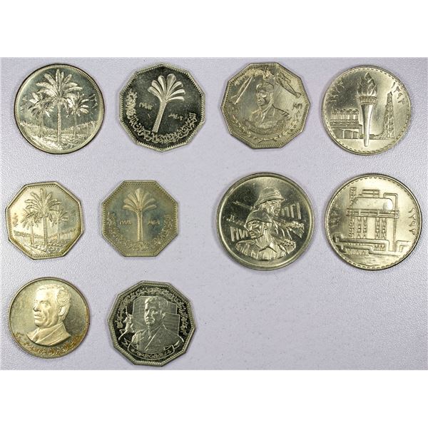 IRAQ: LOT of 10 coins