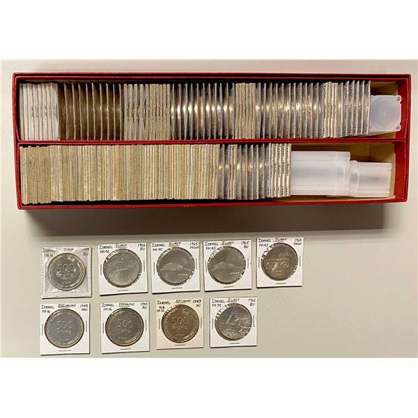 ISRAEL: LOT of 165 coins