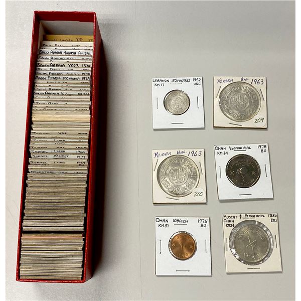 MIDDLE EAST: Various, LOT of 76 coins