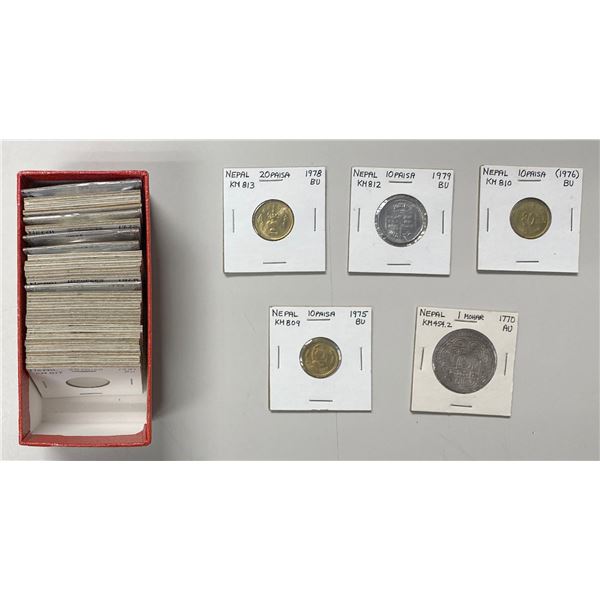 NEPAL: LOT of 32 coins