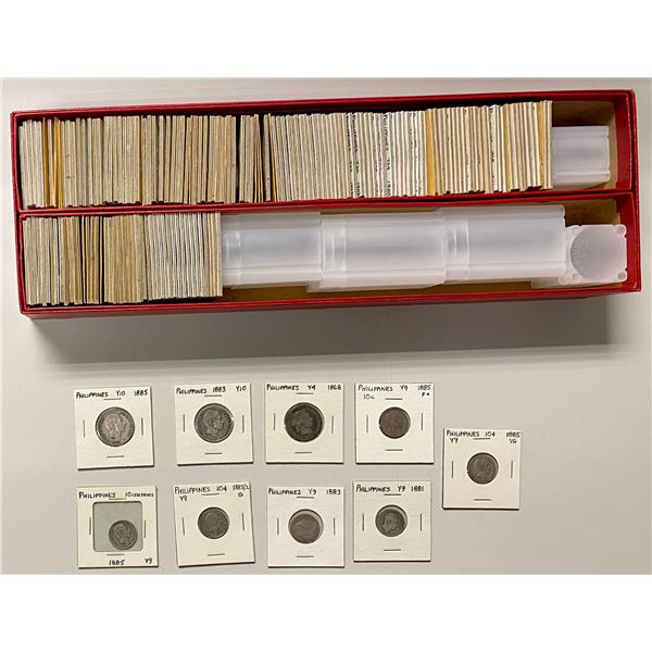 PHILIPPINES: LOT of 177 coins