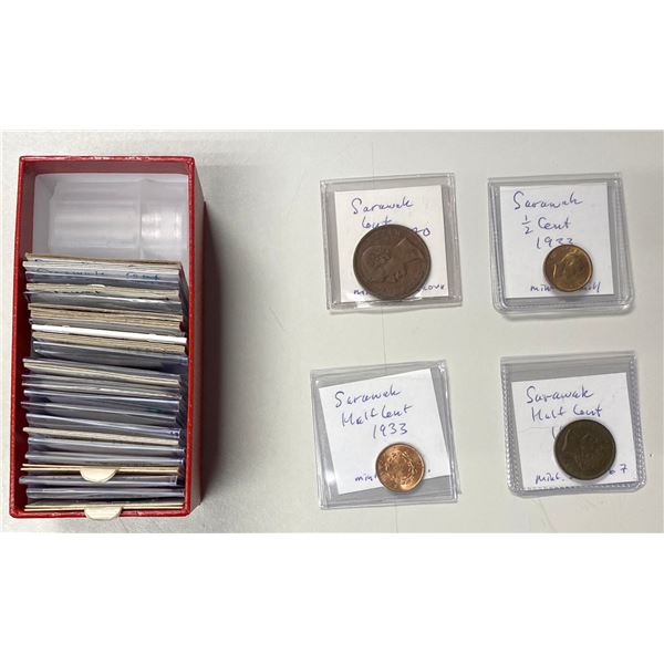SARAWAK: LOT of 29 coins