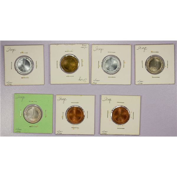 SAUDI ARABIA: LOT of 7 coins