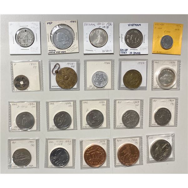 VIET NAM: LOT of 20 coins