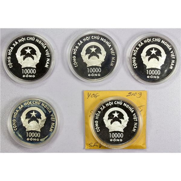 VIET NAM: LOT of 5 coins