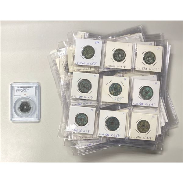 YUAN: LOT of 123 coins