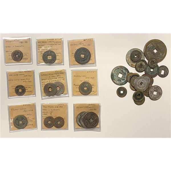 CHINA: LOT of 41 coins